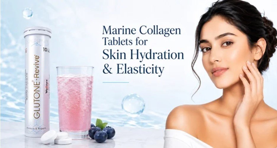 Why is Glutone Revive Marine Collagen Tablet Becoming a Popular Choice for Skin Hydration and Elasticity?